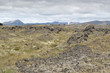Campo de lava en Islandia