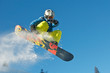 Snowboard Kid springt