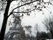 France Paris trocadero under snow