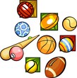 Balls - vector set.