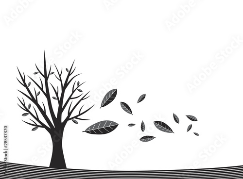 Illustration: Windy tree Windy tree