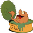 Vector: Fish canned food Fish canned food