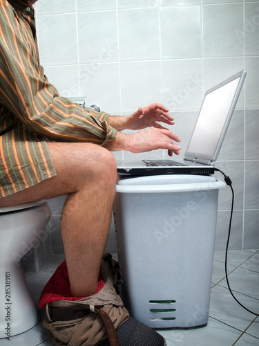 Photo: Internet addict Internet addict