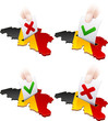 Référendum en Belgique : pour ou contre (détouré) Référendum en Belgique : pour ou contre (détouré)