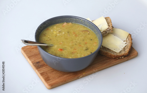 Photo: Peasoup with bread Peasoup with bread