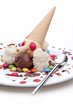 Kindereisbecher mit Löffel