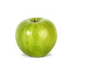 green apple isolated on white background