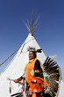 American Indian and Tee Pee