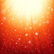Abstract golden shiny background. Vector
