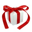 Weißes Geschenk