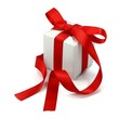 Weißes Geschenk