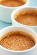 burnt cream , french dessert with chocolate