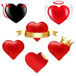Vector: Set Of Hearts Set Of Hearts