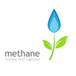 Logo flower natural gas # Vector