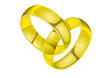 Vector: Gold ring on white background Gold ring on white background