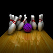 Purple ball does strike!