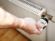 Foto: Radiator and hand Radiator and hand