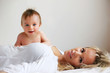 Mother and son
