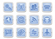 communication icon set
