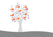 tree and birds