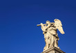 Angel under a blue sky copyspace