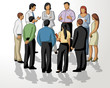 Business people in office meeting Business people in office meeting