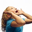 A Girl Shouting