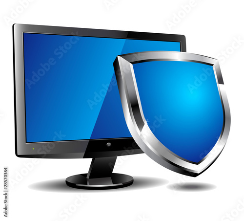 Free Security  Computer on Computer Security Shield    Fenton  28570364   See Portfolio