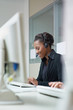 women working in call center