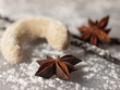 Foto: Sternanis mit Vanillekipferl Sternanis mit Vanillekipferl