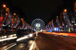 Photo: The Champs-Elysées and the ferris wheel on Concorde square The Champs-Elysées and the ferris wheel on Concorde square