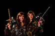 Two armed girls Two armed girls