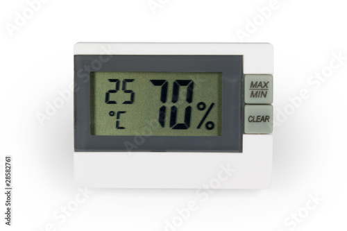 Photo: Digital thermo hygrometer Digital thermo hygrometer