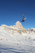 Sessellift in den Alpen