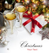 Art Christmas greeting card