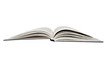 Open book, isolated on white background Open book, isolated on white background