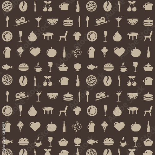 Vector: Restaurant Background Restaurant Background
