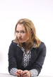Bored business woman