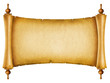 Old paper background.Antique scroll on white Old paper background.Antique scroll on white