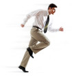 Hurrying man