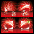 Merry Christmas and Happy New Year vector beckground