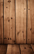 Vintage wood panels - wall and floor