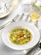 velouté de poireaux aux moules -
