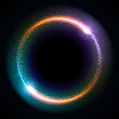 Abstract burning technology circle vector background Abstract burning technology circle vector background