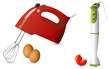Electric hand mixer and blender