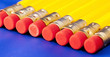 Line of pencils