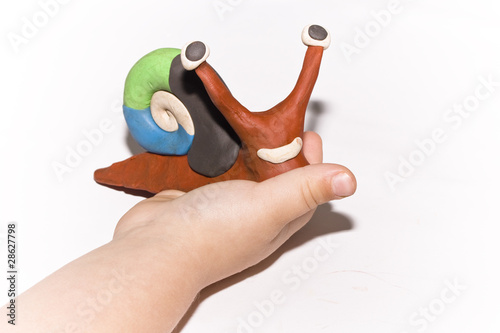 Plasticine Snail