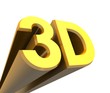 3D Kino Text - Gelb 02