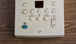 Telephone Answering Machine on desk Telephone Answering Machine on desk