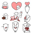 Valentine-sheep